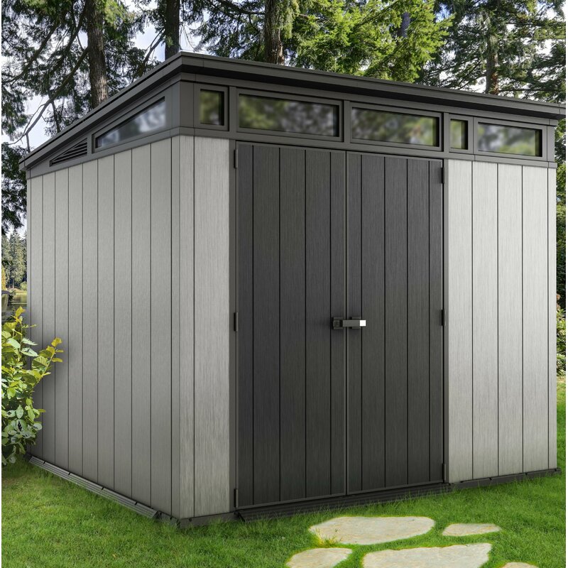 10 ft x 8 ft keter stronghold resin storage shed